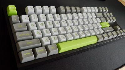 SA Profile Lime keycaps in ABS plastic by Signature Plastics