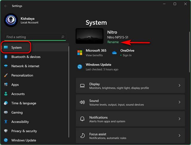 How to Change Your Computers Name in Windows 11