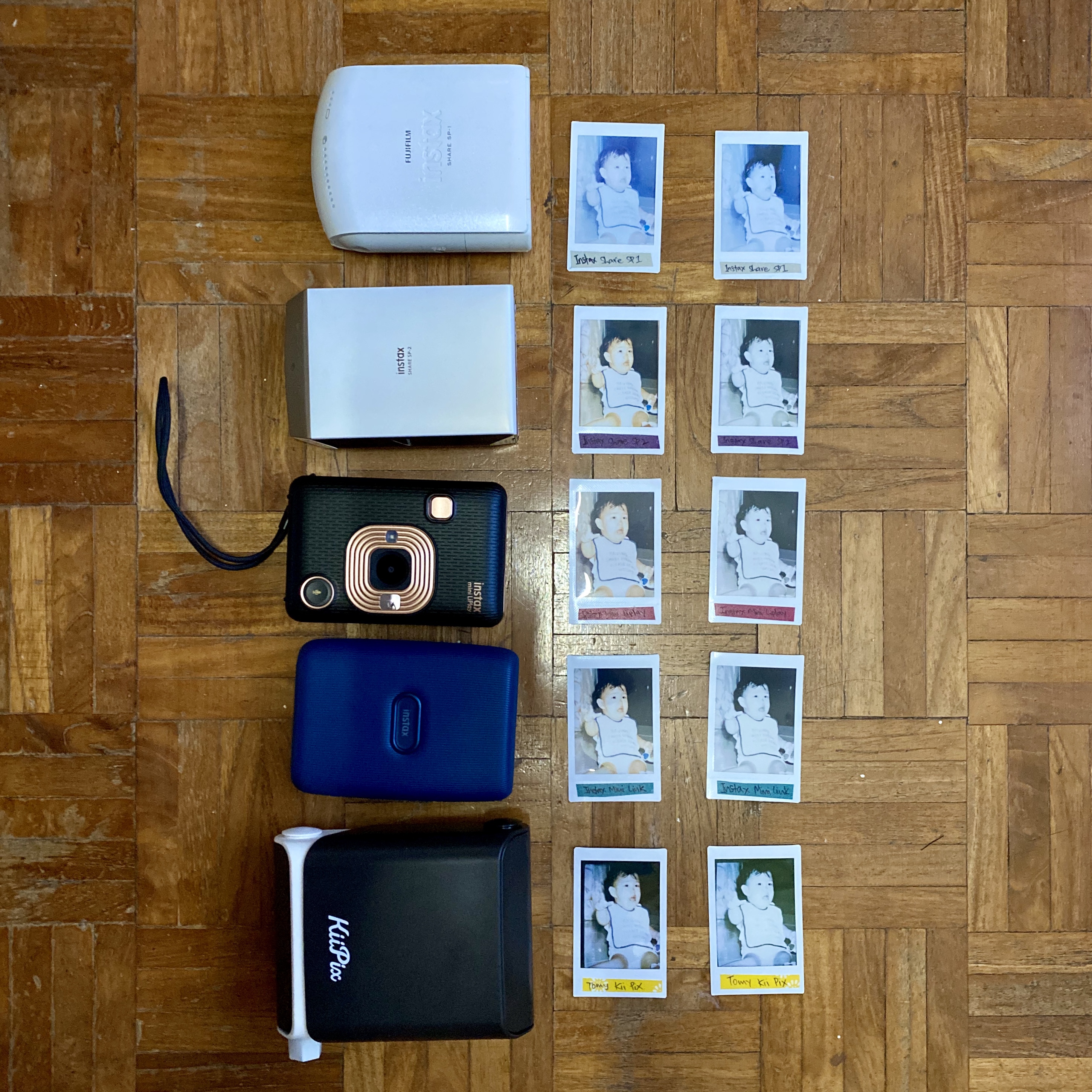 Reviewing Instax Mini Printers! - Damian with Sandra