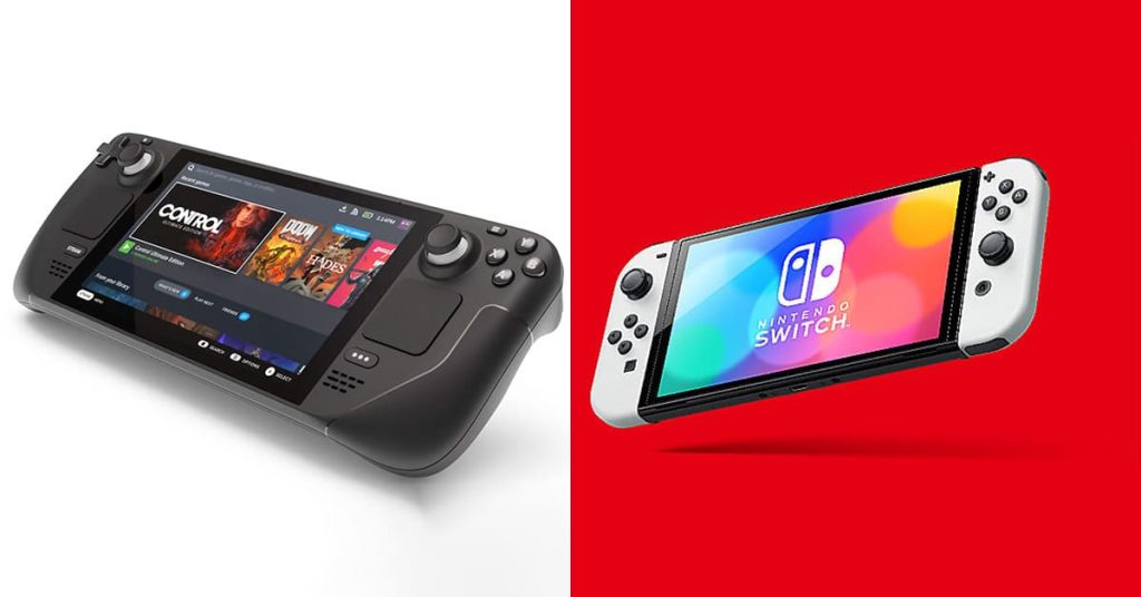 Valve Steam Deck vs Nintendo Switch OLED