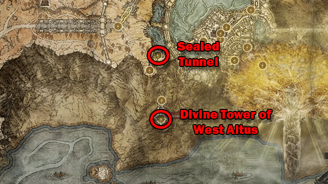 How to Open the Divine Tower of West Altus in Elden Ring