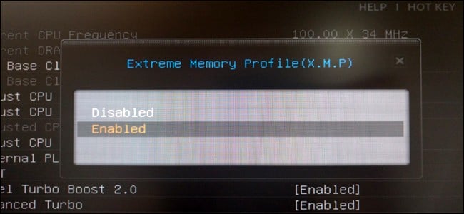 How to Enable Intel XMP to Make Your RAM Run at Its Advertised Speeds