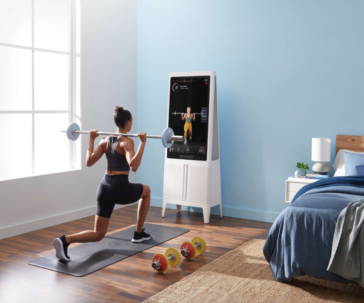These Futuristic Fitness Mirrors Are Full-Fledged Exercise Studios for Your Home