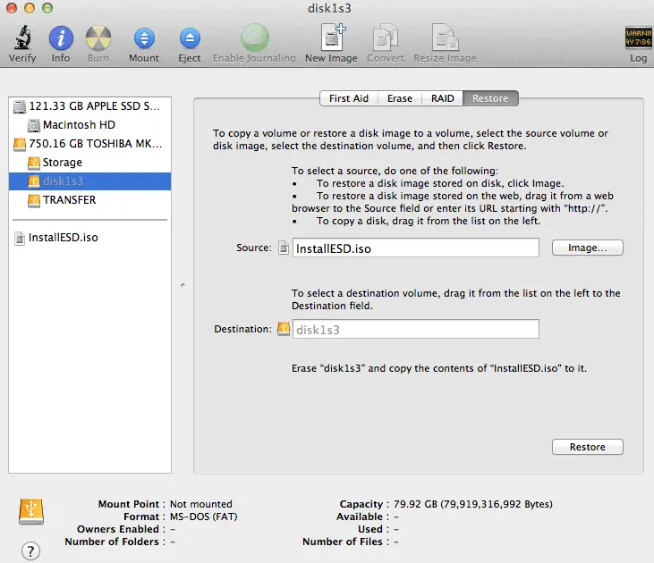 How to Reinstall OS X From a Flash Drive