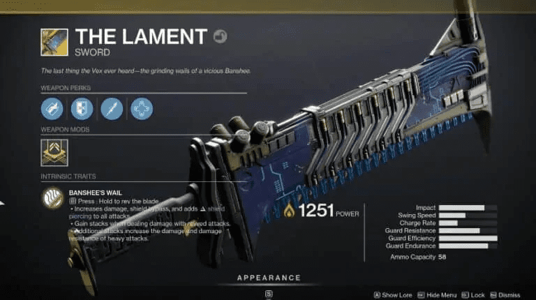 How To Unlock The Lament In Destiny 2